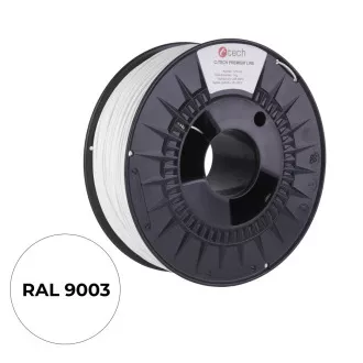 C-TECH PREMIUM LINE Druckleitung ( Filament ) , ABS, Transport weiß, 1,75mm, 1kg C-TECH PREMIUM LINE Druckleitung ( Filament ) , ABS, Transport weiß, 1,75mm, 1kg