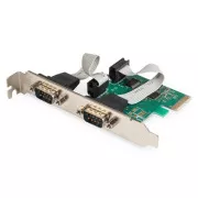 Digitus Adapter PCI Express x1 2xserielle Schnittstelle,  Low Profile Chipsatz: ASIX99100