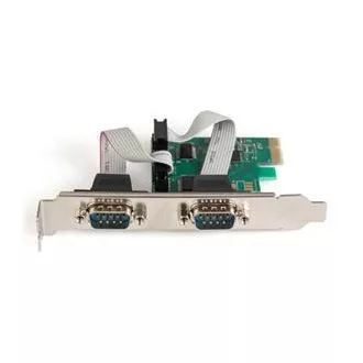 Digitus Adapter PCI Express x1 2xserielle Schnittstelle,  Low Profile Chipsatz: ASIX99100