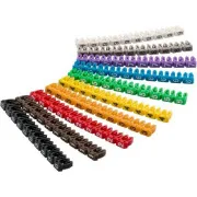 goobay Kabelmarkierungsclips bis zu einem Durchmesser von 2,5-4mm, 10x10Stück, Zahlen