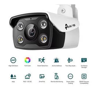 TP-Link VIGI C340(2.8mm) 4MPx Bullet Netzwerkkamera für den Außenbereich mit Nachtsicht in Farbe