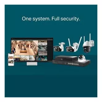 TP-Link VIGI C340(6mm) VIGI 4MPx Bullet-Netzwerkkamera für den Außenbereich mit Nachtsicht in Farbe