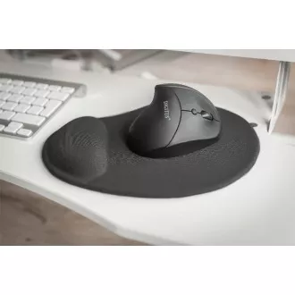 DIGITUS Ergonomisches Mauspad mit Handballenauflage, schwarz DIGITUS Ergonomisches Mauspad mit Handballenauflage, schwarz