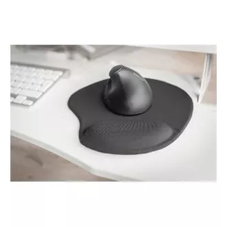 DIGITUS Ergonomisches Mauspad mit Handballenauflage, schwarz DIGITUS Ergonomisches Mauspad mit Handballenauflage, schwarz
