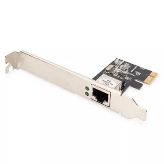 DIGITUS Gigabit Ethernet PCI Express Netzwerkkarte, Low Profile Halterung, Realtek RTL8111H