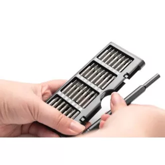 Digitus 57-teiliges mechanisches Präzisionsschraubendreher-Set für Handy, Laptop, PC, Uhr, Brille, Konsole.