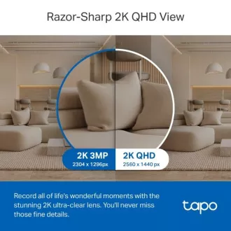 TP-LINK Tapo C220 - IP-Kamera mit Neigung und WiFi, 4MP (2560*1440), ONVIF TP-LINK Tapo C220 - IP-Kamera mit Neigung und WiFi, 4MP (2560*1440), ONVIF