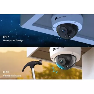 TP-Link VIGI C240I(4mm) Dome-Kamera, 4MP, 4mm TP-Link VIGI C240I(4mm) Dome-Kamera, 4MP, 4mm
