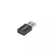 LANBERG USB-C(F) 3.1 auf USB-A(M) Adapter schwarz
