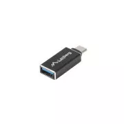 LANBERG USB-C(M) 3.1 auf USB-A(F) Adapter schwarz OTG