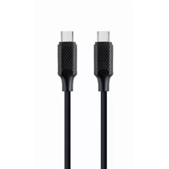 GEMBIRD CABLEXPERT USB PD (Power Delivery) Kabel, 100W, Typ-C auf Typ-C Kabel (CM/CM), 1.5m, Daten und Strom, schwarz