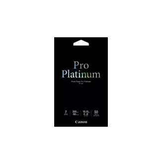 Canon Fotopapier PT-101 Fotopapier PRO Platinum - 10x15cm (4x6inch) - 300g/m2 - 50 Blatt - glänzend