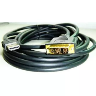 HDMI-DVI-Kabel 5m, 1.3, M/M geschirmt, vergoldete Kontakte HDMI-DVI-Kabel 5m, 1.3, M/M geschirmt, vergoldete Kontakte
