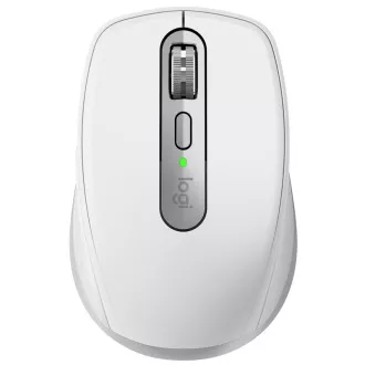 Logitech MX Anywhere 3S Maus - kabellos/Bluetooth/Dunkelfeld/6 Tasten/8000dpi/usb-c/leise/hellgrau