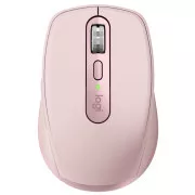 Logitech MX Anywhere 3S Maus - kabellos/Bluetooth/Dunkelfeld/6 Tasten/8000dpi/usb-c/leise/rosa