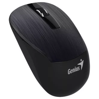 Genius NX-7015 schwarz, Maus, kabellos, optisch, 1600DPI, 3 Tasten, Blue-Eye-Sensor, USB, schwarz