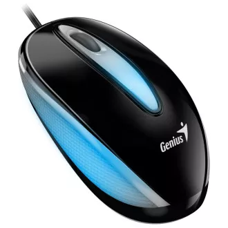 Genius DX-Mini / Maus, kabelgebunden, optisch, 1000DPI, 3 Tasten, USB, RGB LED, schwarz Genius DX-Mini / Maus, kabelgebunden, optisch, 1000DPI, 3 Tasten, USB, RGB LED, schwarz