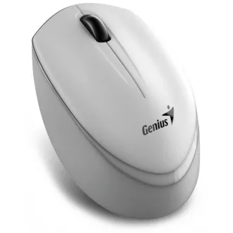 Genius NX-7009 Maus, kabellos, optisch, 1200DPI, 3 Tasten, Blue-Eye Sensor, USB, weiß-grau