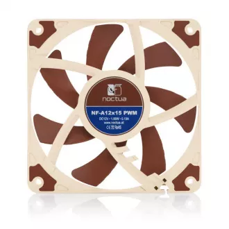 Noctua NF-A12x15-PWM, 120x120x15 mm, 4-polig, 1850 RPM