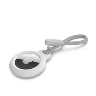 Belkin Secure AirTag Tasche mit Umhängeband - Weiß Belkin Secure AirTag Tasche mit Umhängeband - Weiß