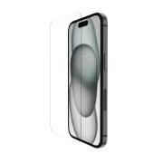 Belkin SCREENFORCE™ TemperedGlass Anti-Microbial Schutzglas für iPhone 16 / 15 / 14 Pro