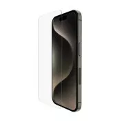 Belkin SCREENFORCE™ TemperedGlass Anti-Microbial Schutzglas für iPhone iPhone 15 Pro