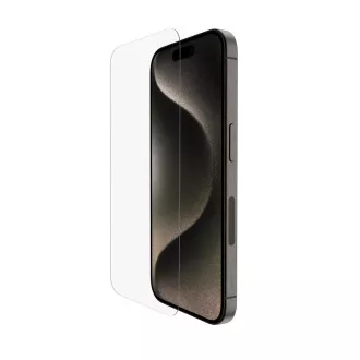 Belkin SCREENFORCE™ TemperedGlass Anti-Microbial Schutzglas für iPhone iPhone 15 Pro