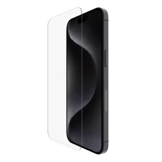 Belkin SCREENFORCE™ TemperedGlass Anti-Microbial Schutzglas für iPhone iPhone 15 Pro Max