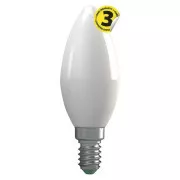 Emos LED-Lampe CANDLE, 4W/30W E14, WW warmweiß, 330 lm, Classic, F