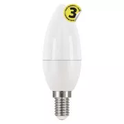 Emos LED-Lampe CANDLE, 6W/40W E14, CW kaltweiß, 470 lm, Classic A