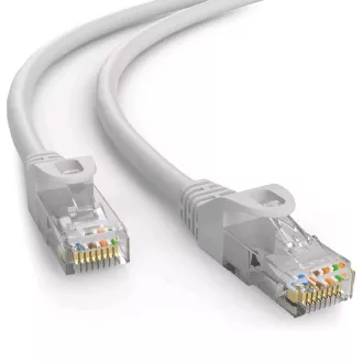 C-TECH Patchcord Kat6e, UTP, grau, 1m