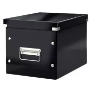 LEITZ Quadratische Box Click&Store, Größe M (A5), schwarz
