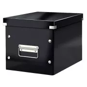 LEITZ Click&Store quadratische Box, Größe M (A5), schwarz