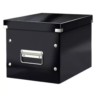 LEITZ Click&Store quadratische Box, Größe M (A5), schwarz