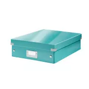 LEITZ Organizerbox Click&Store, Größe M, eisblau