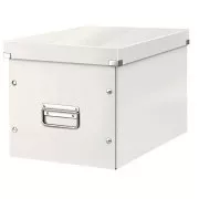 LEITZ Quadratische Box Click&Store, Größe L (A4), weiß