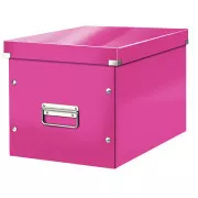 LEITZ Click&Store quadratische Box, Größe L (A4), rosa