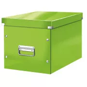 LEITZ Quadratische Box Click&Store, Größe L (A4), grün
