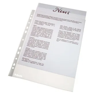LEITZ Kunststofftaschen Esselte Economy A4, OP, 43 mic, Beutel 100 Stück