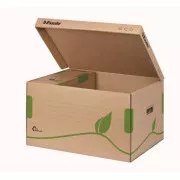 LEITZ Esselte ECO Archivbehälter mit Deckel, für Kartons 80/100 mm, braun