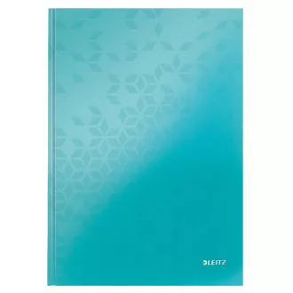 LEITZ Notizbuch WOW, A4, Linie, eisblau