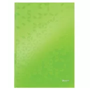 LEITZ Notizbuch WOW, A4, Linie, grün