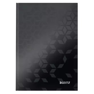 LEITZ Notizbuch WOW, A5, Linie, schwarz