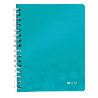 LEITZ Notizbuch WOW A5, PP, Linie, eisblau LEITZ Notizbuch WOW A5, PP, Linie, eisblau