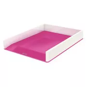 LEITZ Zweifarbige Aufbewahrungsbox WOW, weiß/rosa
