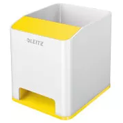 LEITZ Bleistifthalter WOW musical, weiß/gelb