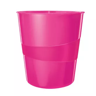 LEITZ Papierkorb WOW, metallic rosa LEITZ Papierkorb WOW, metallic rosa