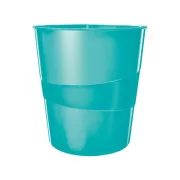 LEITZ Papierkorb WOW, eisblau