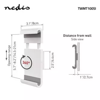 Nedis TWMT100SI - Tablet-Halterung | 7 - 12 Nedis TWMT100SI - Tablet-Halterung | 7 - 12