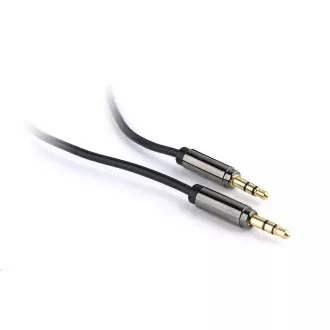 GEMBIRD CABLEXPERT Anschlusskabel Klinke 3,5mm M/M, PREMIUM QUALITÄT, vergoldet, 1,8m